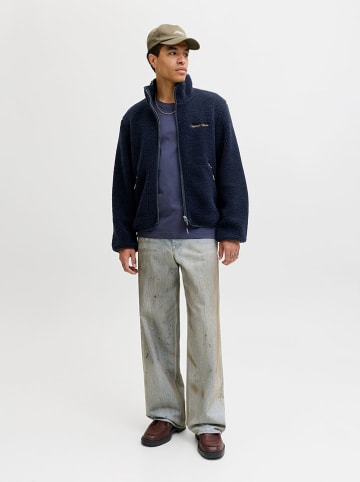 Jack & Jones Fleecejacke "Rnorrebro" in Dunkelblau