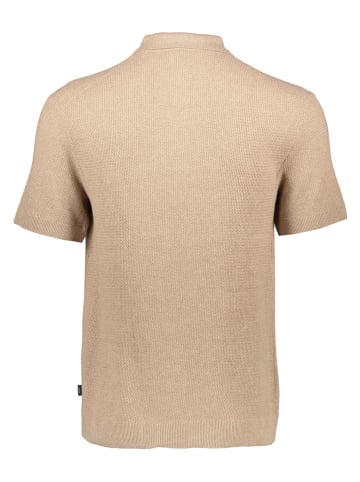 Jack & Jones Koszulka polo "Cooper" w kolorze beżowym