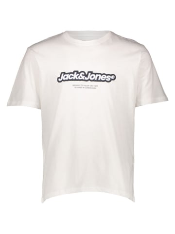 Jack & Jones Koszulka "Vesterbro Newton" w kolorze kremowym