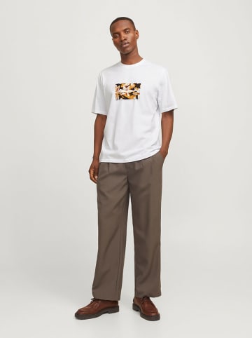 Jack & Jones Koszulka "Vesterbro Newton" w kolorze białym