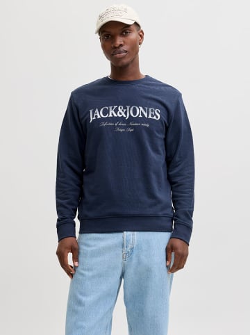 Jack & Jones Sweatshirt "Devin" in Dunkelblau