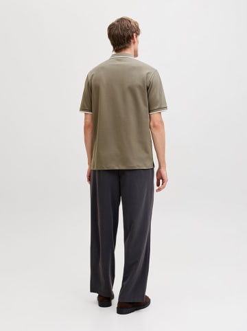 Jack & Jones Koszulka polo "Prblaethan" w kolorze khaki