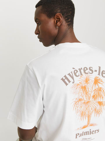 Jack & Jones Koszulka "Paros" w kolorze białym