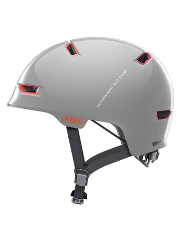 ABUS Kask rowerowy "Scraper 3.0 ACE" w kolorze srebrnym