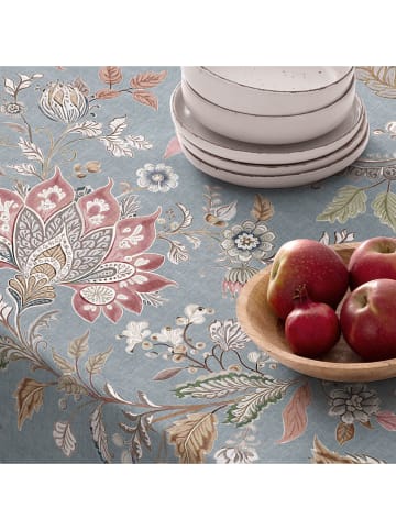 Mint Rugs Tafellaken "Floral And Tropical Ayana" grijs/lichtroze/groen