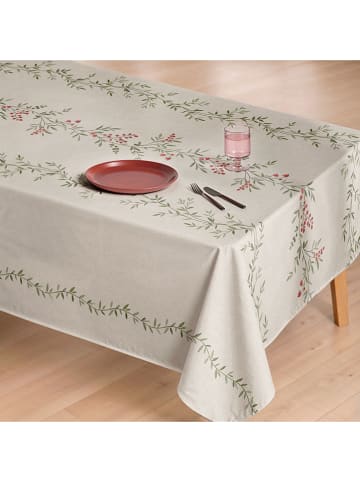 Mint Rugs Obrus "Natural Senda" w kolorze kremowo-zielonym