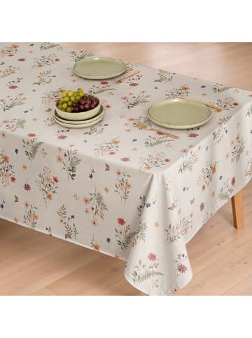 Mint Rugs Obrus "Natural Ramillete" w kolorze kremowo-jasnoróżowo-żółtym