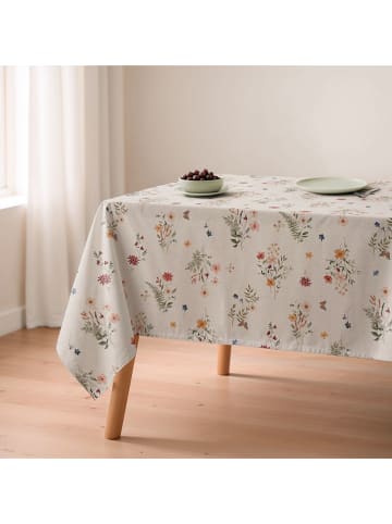 Mint Rugs Tischdecke "Natural Ramillete" in Creme/ Rosa/ Gelb