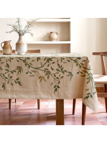 Mint Rugs Tischdecke "Natural Zarza" in Creme/ Grün