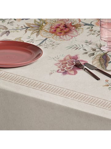 Mint Rugs Obrus "Natural Samir" w kolorze kremowo-zielono-jasnoróżowym