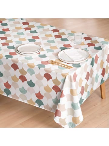 Mint Rugs Obrus "Nordic Miren" w kolorze beżowo-niebiesko-brązowym