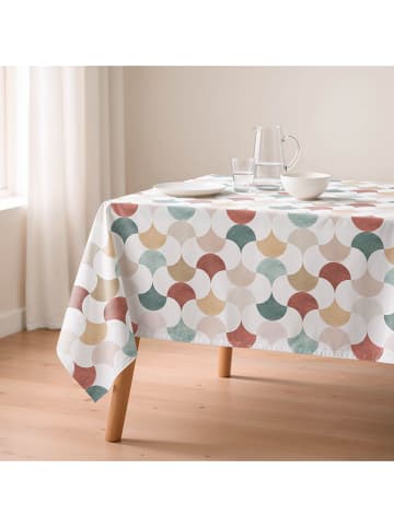 Mint Rugs Tischdecke "Nordic Miren" in Beige/ Blau/ Braun