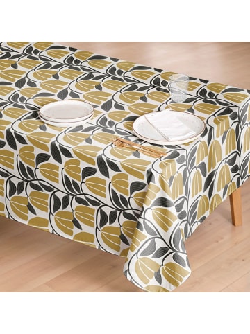 Mint Rugs Obrus "Nordic Nekane" w kolorze biało-żółto-szarym