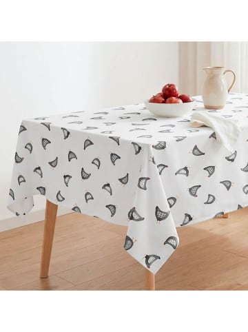 Mint Rugs Tischdecke "Gallinas"  in Weiß/ Grau