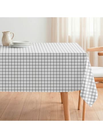 mint Deco Tischdecke "Barnie" in Anthrazit/ Weiß
