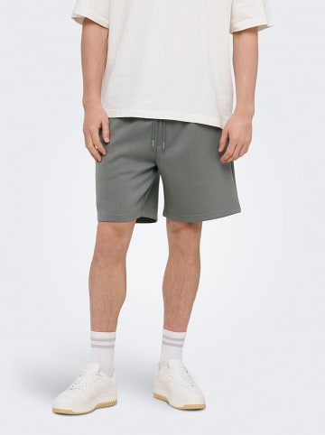 ONLY & SONS Sweatshorts "Onsluca" in Grün