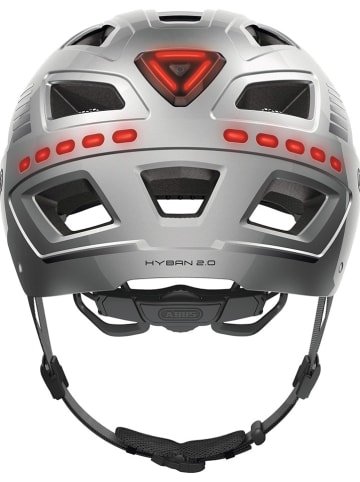 ABUS Kask rowerowy "Hyban 2.0" w kolorze srebrnym