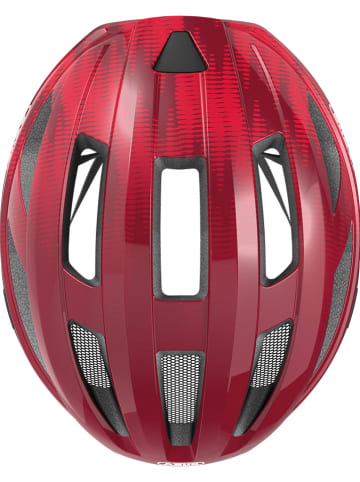 ABUS Kask rowerowy "Macator" w kolorze czerwonym