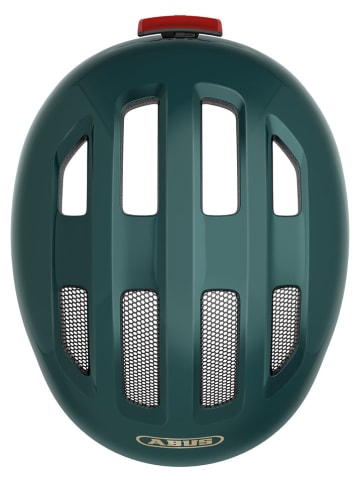 ABUS Kask rowerowy "Smiley 3.0 Ace Led" w kolorze zielonym