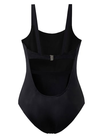 Reebok Badeanzug "Beverly" in Schwarz/ Beige