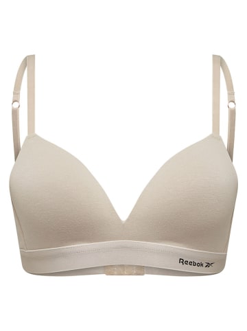 Reebok Biustonosz "Amy" w kolorze beżowym