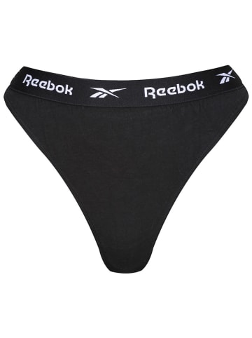 Reebok Stringi (3 pary) "Lotty" w kolorze szarym, białym i czarnym