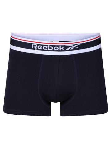 Reebok Bokserki (5 par) "Jay" w kolorze czarnym, białym i szarym