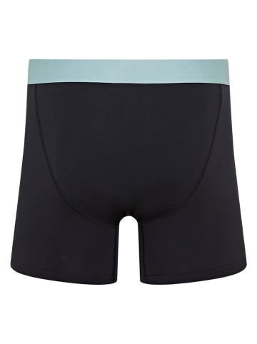 Reebok Bokserki (3 pary) "Shand" w kolorze czarno-zielono-szarym