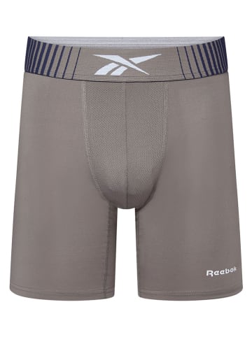 Reebok Bokserki (3 pary) "Waite" w kolorze niebiesko-szarym