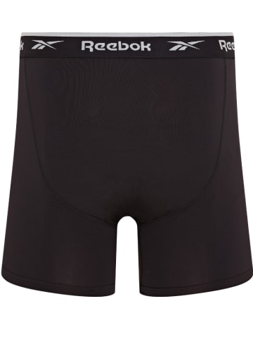 Reebok Bokserki (3 pary) "Ainslie" w kolorze czarnym, szarym i białym