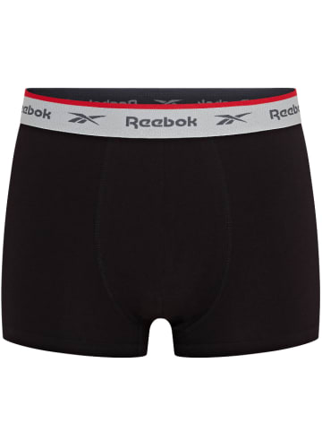 Reebok Bokserki (3 pary) "Ovett" w kolorze czarnym, białym i szarym