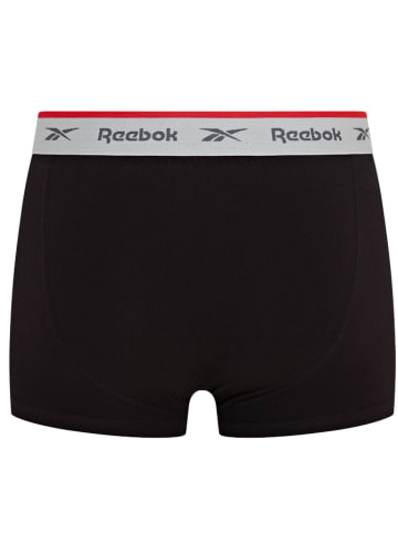 Reebok Bokserki (3 pary) "Ovett" w kolorze czarnym, białym i szarym