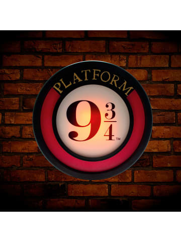 Harry Potter Lampa ścienna "Harry Potter Platforma 9 3/4" w kolorze czerwonym - 14+