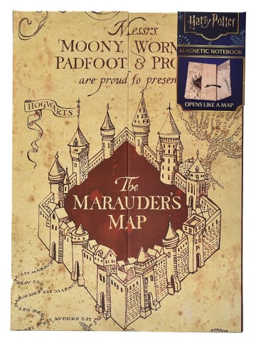 Harry Potter Notitieboek "Harry Potter - Drifter's Map" beige - A5