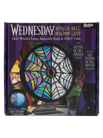 Wednesday Lampa stołowa LED "Wednesday - Window lamp" w kolorze czarnym ze wzorem