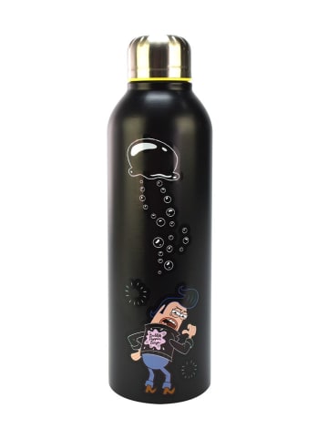 SpongeBob Edelstahl-Trinkflasche SpongeBob in Schwarz - 700 ml