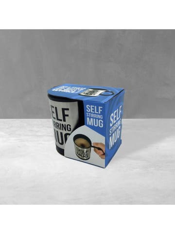 MAD MONKEY Selbstrührende Tasse "Mad Monkey" in Grau