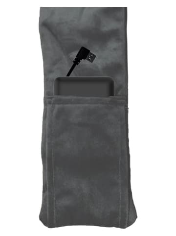 MAD MONKEY Beheizbarer Schal in Grau