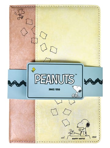 Snoopy Notizbuch "Snoopy" in Gelb/ Orange - A5