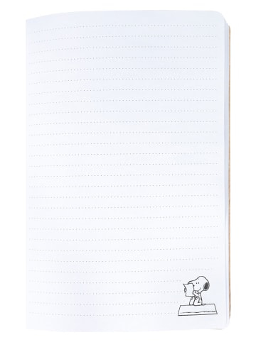 Snoopy Notatnik "Snoopy" w kolorze żółto-pomarańczowym - A5