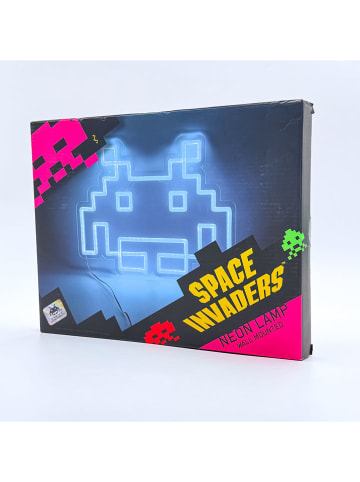 SPACE INVADERS Lampa stołowa LED "Space Invaders" w kolorze niebieskim