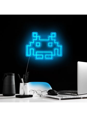 SPACE INVADERS Led-tafellamp "Space Invaders" blauw