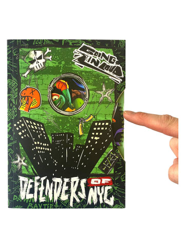 Teenage Mutant Ninja Turtels Notizbuch "TMNT" in Grün - A5