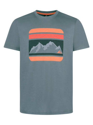 Westfjord Functioneel shirt "Reykir" kaki/oranje