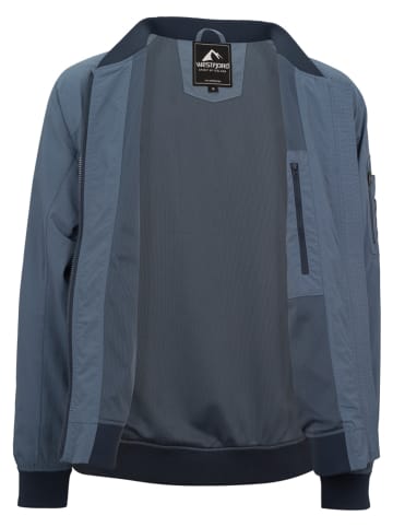 Westfjord Windbreaker "Reykjavik" in Blau/ Grau