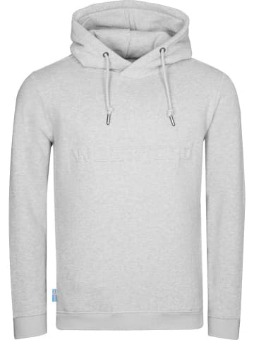 Westfjord Hoodie "Gullfoss" in Grau