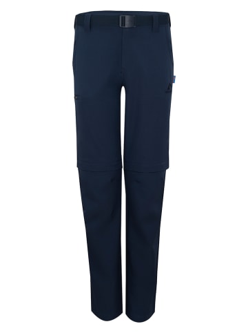 Westfjord Spodnie trekkingowe Zipp-Off "Skogar" w kolorze granatowym