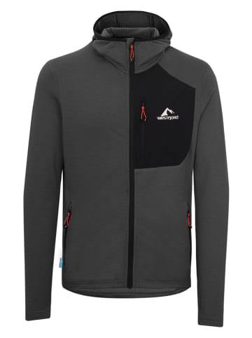 Westfjord Fleece vest "Thingvellir" antraciet