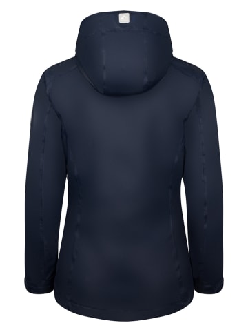 Westfjord 3-in-1 functionele jas "Hverfjall" donkerblauw/koraalrood