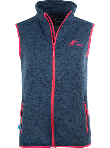 Westfjord Fleece bodywarmer "Katla" donkerblauw